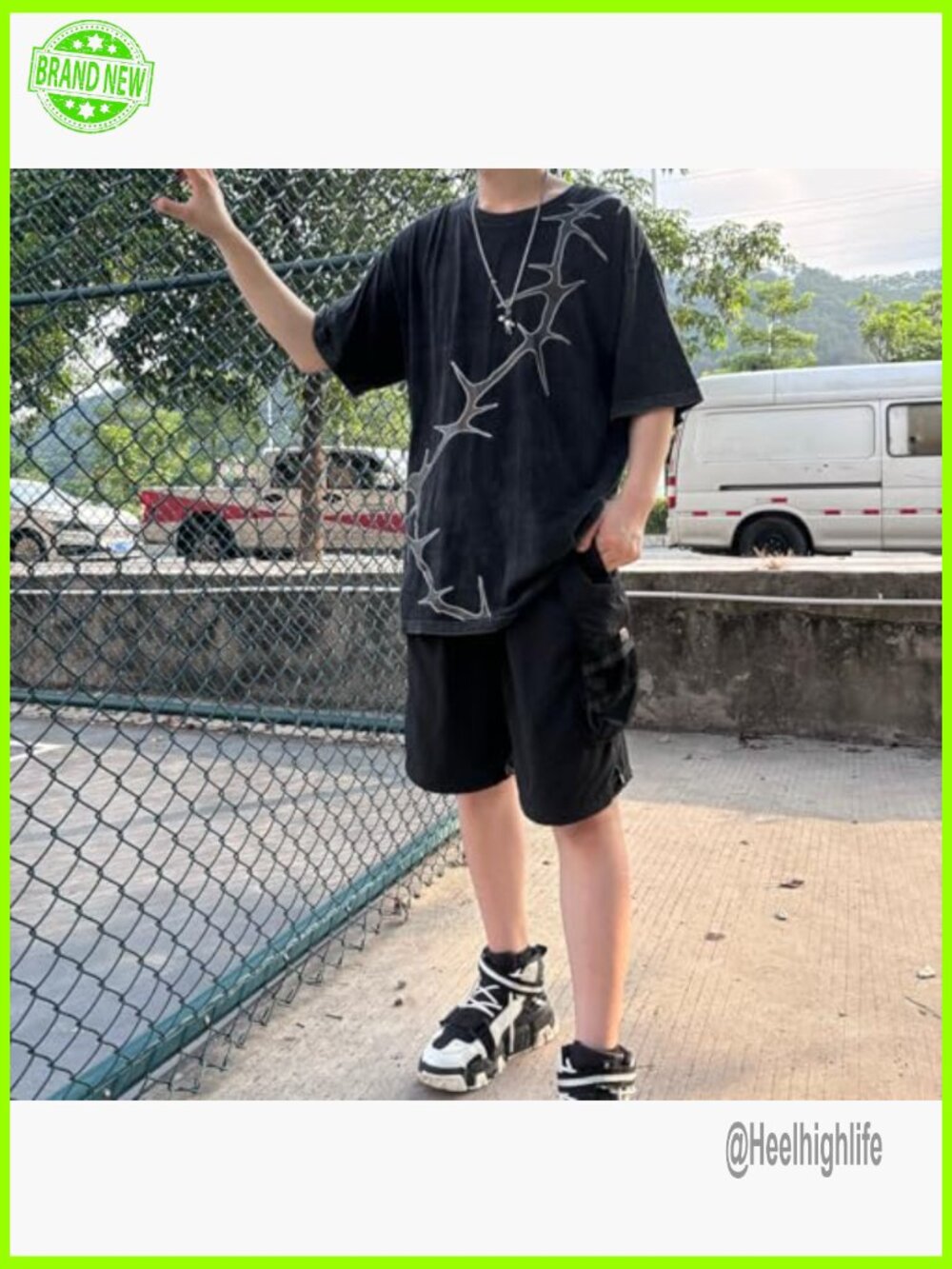 Y2K Oversized Graphic Tee Streetwear Acid Washed T-Shirt - Picture 3 of 3